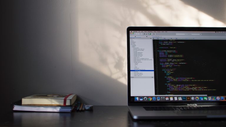 computer on desk