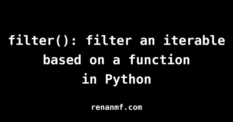 filter()