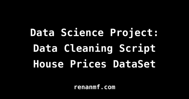 data cleaning house prices